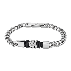 Brazalete ajustable Lotus de acero